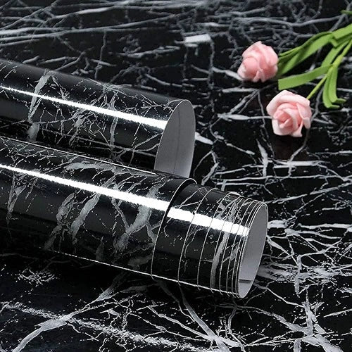 Marble Sheet ( Pack Of 1 Roll)Waterproof Heat Resistant Sheet For Living Room, Bathroom, Kitchen , Wallpaper ( 60 X 200 Cm )