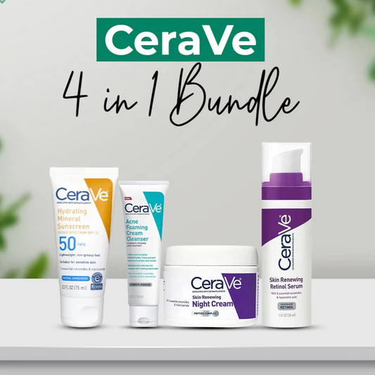 Cerave 4-in-1 Skincare Bundle+Night Cream