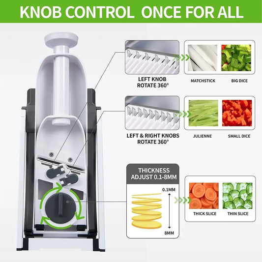 5 In 1Multifunction Vegetable Cutter
