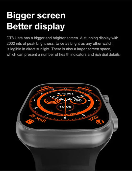 T800 Ultra 2 Smart Watch - Hand gesture to receive call
