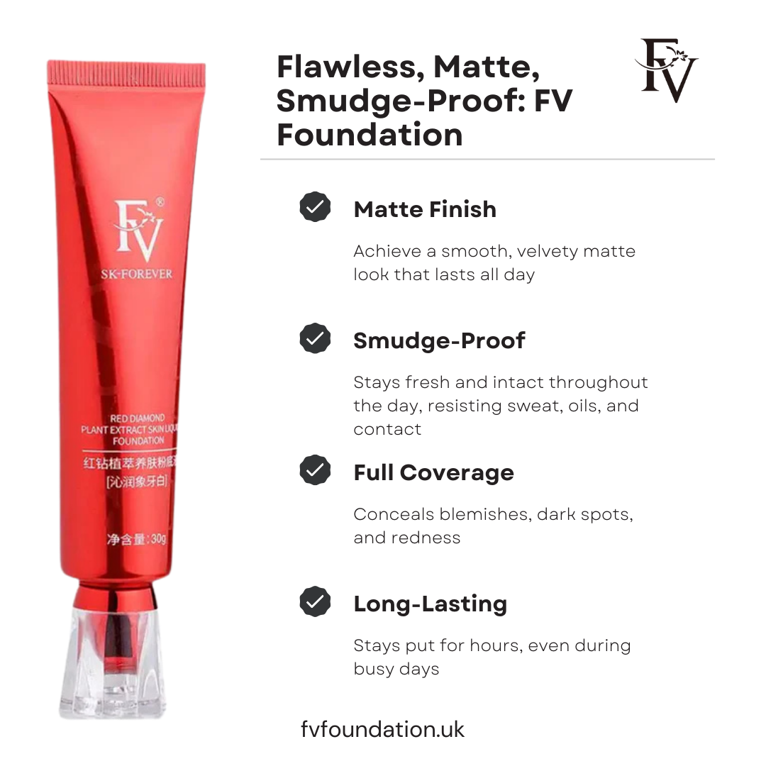 FV Foundation Liquid Concealer – Long-Lasting Flawless Coverage 30 ml
